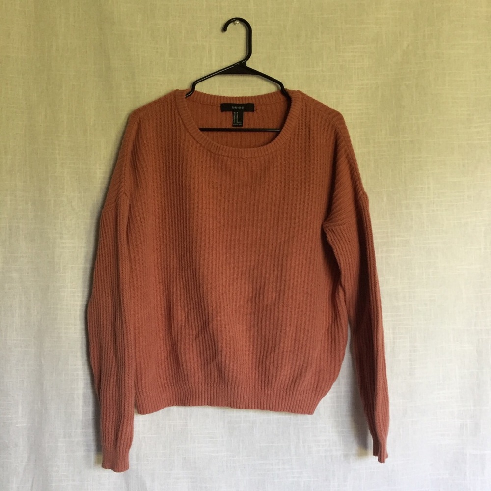 burnt orange sweater